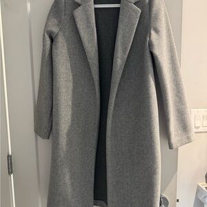 Elegant Gray Women's Coat